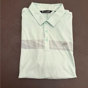 Travis Mathew Light Green Polo Men’s XL